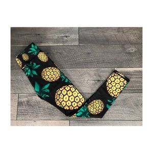 Yoga Pants: Pineapple Print